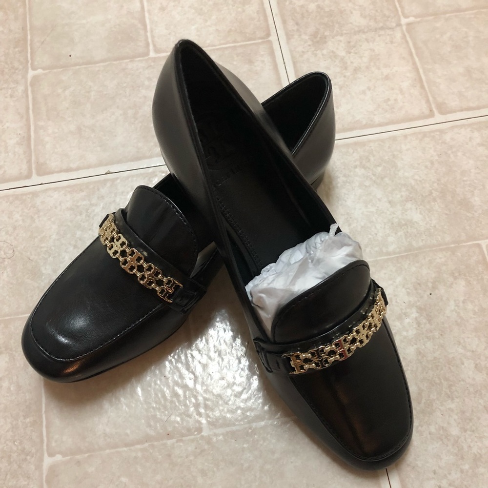 Tory Burch Gemini Link Leather Loafers